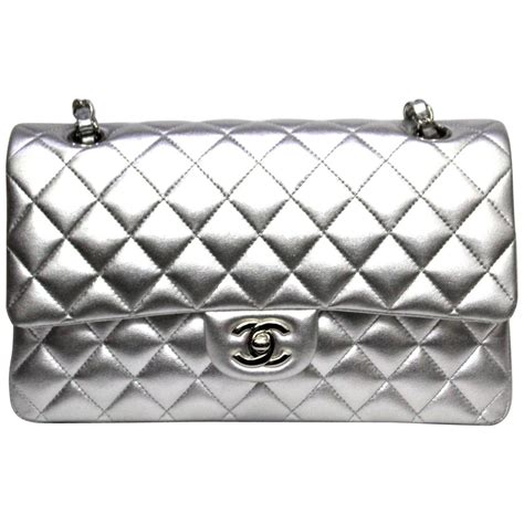 chanel sequin bag silver|Chanel lambskin clutch.